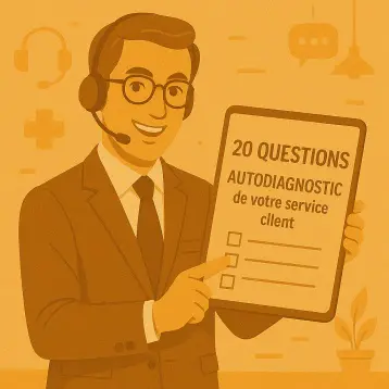 <strong>20 questions</strong> pour <strong>évaluer votre service client</strong>